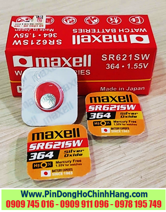 Maxell SR621SW-364 (loại Vỉ 1viên)